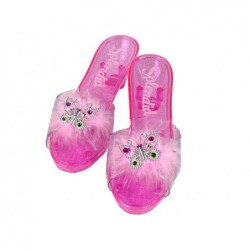 Glitter Pink Princess Slippers with Fleece Perfect for the Ball !