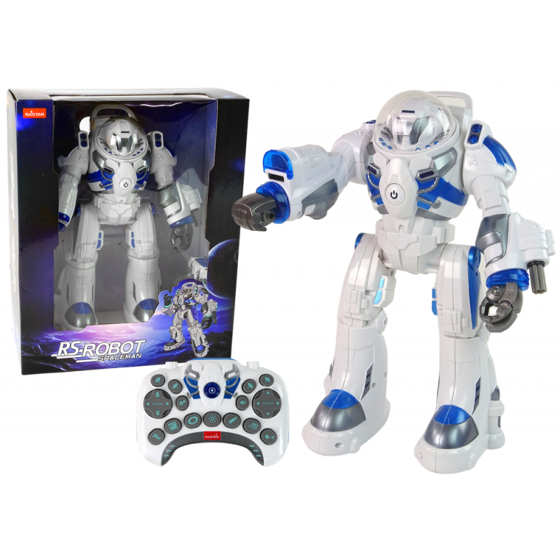 Remote Controlled Robot Spaceman Rastar White Shoots Dancing