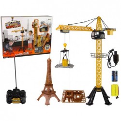 Construction crane Controlled by R/C remote control 90 cm high Eiffel Tower construction