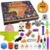 Halloween Calendar Pop It Fidget Toys Pumpkin