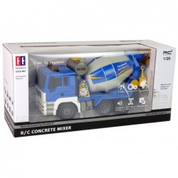 Concrete Truck Remote Controlled Blue 2.4G Rotating Pear Truck