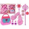 Beauty Set Slipper Handbag Pink Cufflinks