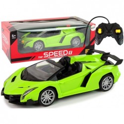 Remote Controlled Sports Car R/C 1:18 Green