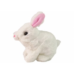 Interactive Bunny Rabbit Mascot White Carrot Bowl