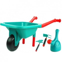 Garden Wheelbarrow On Wheel Watering Can Shovel Accessories