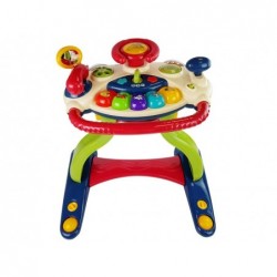 3-in-1 Interactive Baby Stroller Baby Steering Wheel Sound Melodies Animals