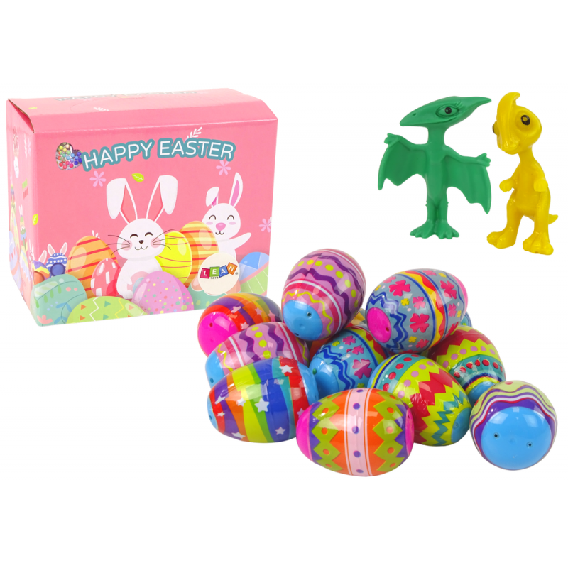 Easter Toy Pack Easter Eggs Figure Dinosaur 18 Pieces