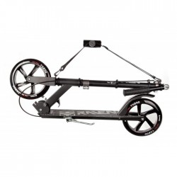 Scooter Raven Straight Black / Silver with 200mm handbrake