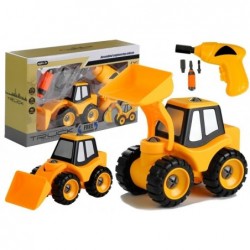 Yellow Excavator For Unscrewing for Little Car Mechanic