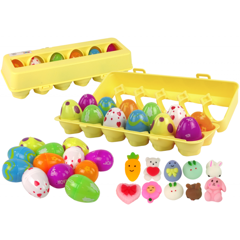 Squishy Easter Eggs Set 12 Pieces