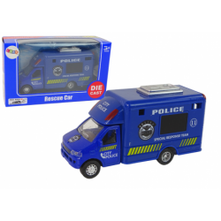 Car Rescue Vehicle Police Fire Brigade Friction Drive 3 Models