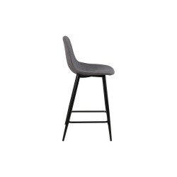 Counterstool WILMA light grey 01 black