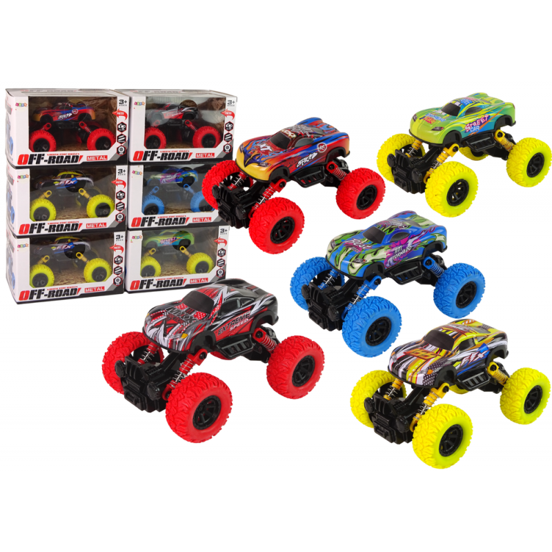 Auto Monster Truck Shock absorbers Rubber tyres Metal colours