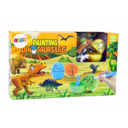 DIY Creative Kit Dinosaurs Eggs to Paint Transporter