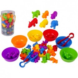 Colour Sorting Toy Animals 36 pieces
