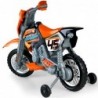 Feber Motorcycle Cross Orange 6V Battery for Kids