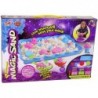 Magic Kinetic Sand + accessories for creating desserts  3 colours of sand