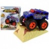 Resorak Monster Truck  Pull Back drive  Rubber tyres Metal body + Evolving Ramp