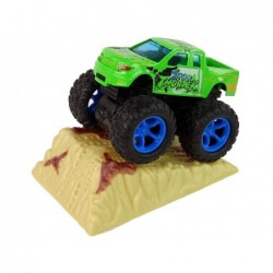 Resorak Monster Truck  Pull Back drive  Rubber tyres Metal body + Evolving Ramp