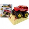 Resorak Monster Truck  Pull Back drive  Rubber tyres Metal body + Evolving Ramp