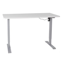 Desk ERGO with 1-motor 140x70cm, white