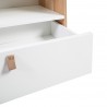 Riiul HELENA WHITE 80x40xH140cm, MDF naturaalne valge