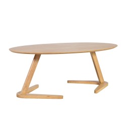 Coffee table LANA 120x60xH45cm, oak