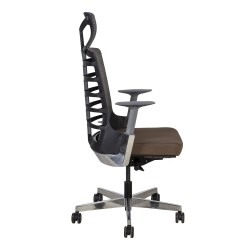 Task chair SPINELLY taupe grey