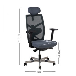 Task chair TUNE grey