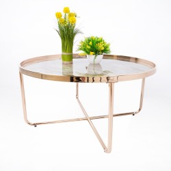 Coffee table ASTOR D80xH40cm gold