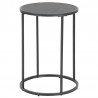 Lamp table SEAFORD D40xH55cm, black