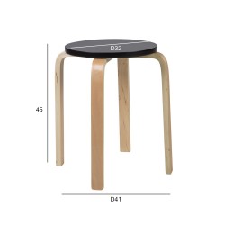 Stool SIXTY-1 black