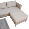 Set GERA sofa, ottoman, table