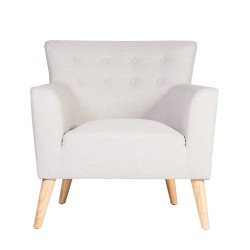 Armchair MOVIE light grey