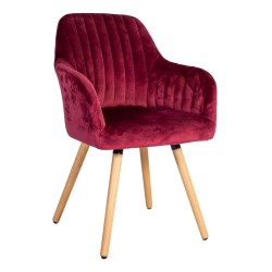 Chair ARIEL burgundy