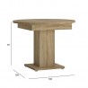 Dining table LEO 100 140x100xH76cm