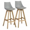 Bar chairs 2pcs SONJA light grey