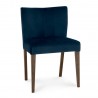 Chair TURIN dark blue dark oak