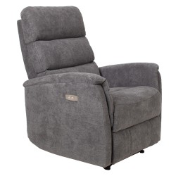 Recliner armchair BARCLAY, grey
