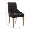 Chair HOLMES dark grey