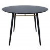 Dining table LUXEMBOURG D100xH75cm, black