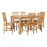 Dining set CHICAGO NEW table 140x90cm and 6 chairs