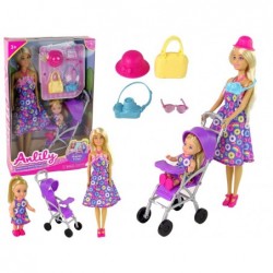 Baby Stroller Doll Set +...