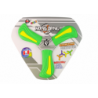 Boomerang Flying Disc Thrower Green For Kids