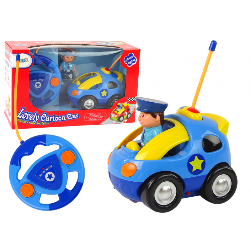 Remote control car for toddlers  Police + Policeman + Remote Control