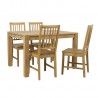 Dining set CHICAGO NEW table 120x90cm and 4 chairs