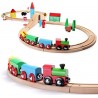 Puidust raudtee ja rongid - ökoloogilised mänguasjad parimatel tingimustel!